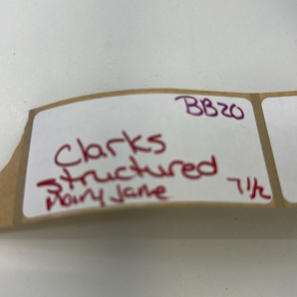 Clarks Structured Women's Brown Leather MaryJane Shoes - Picture 12 of 12